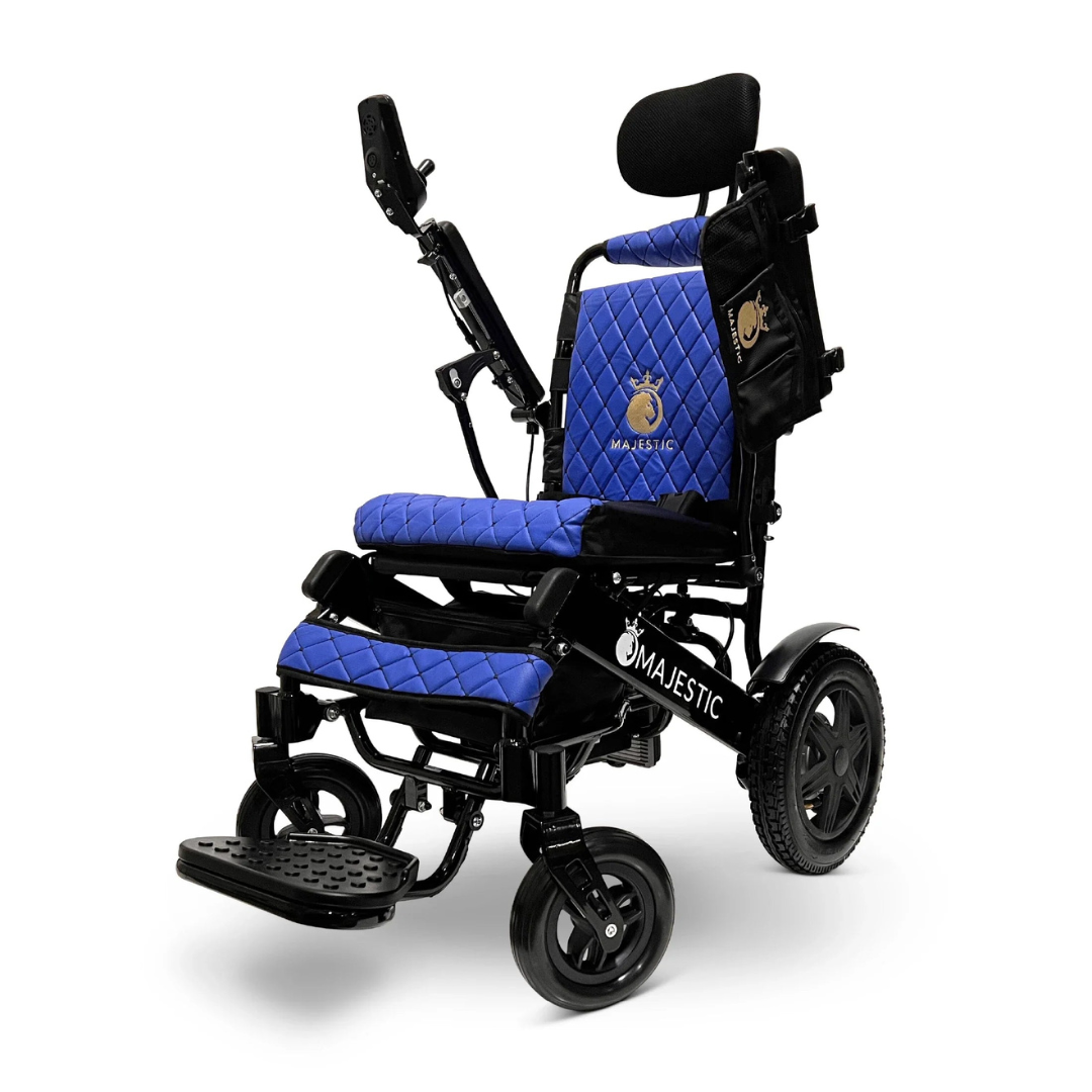 ComfyGo MAJESTIC IQ-9000 Lightweight Folding Power Wheelchair - Blowout Sale - Senior.com Power Chairs